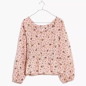 Madewell Sophia Top in Bouquet Floral